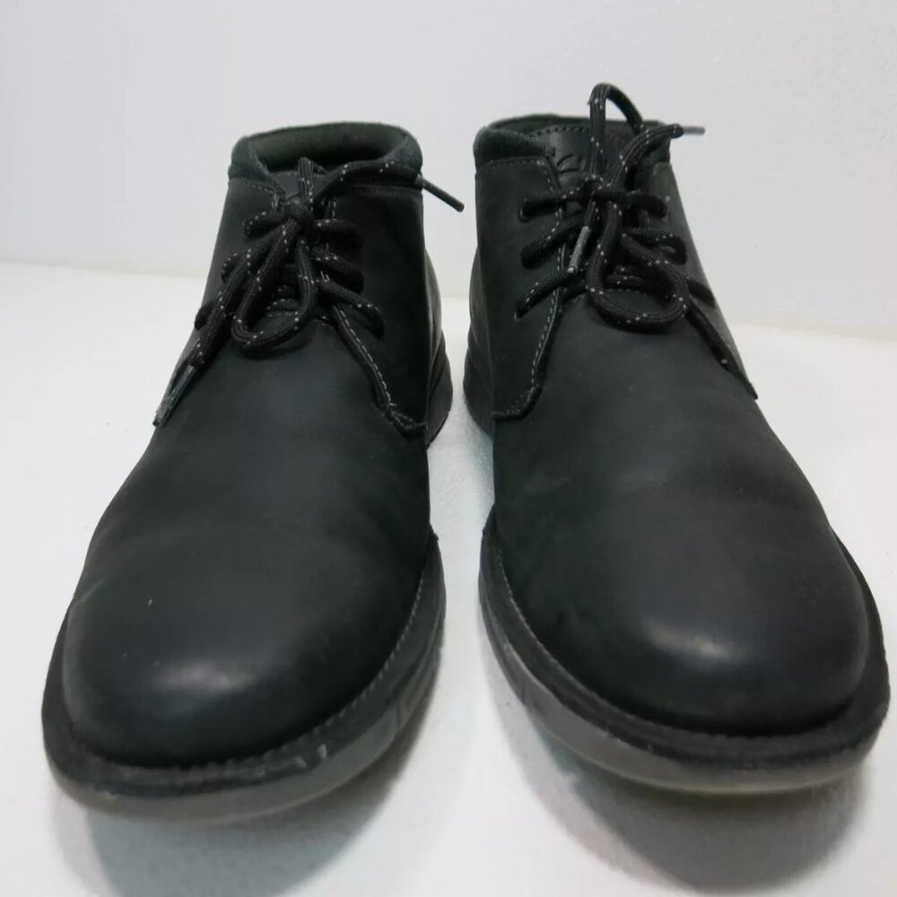 Clarks Nubuck Leather Chukka Boots Casual Dress Shoes Men's Footwear Botas Sz 12